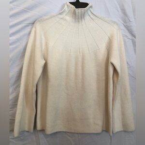 XS Me Elegant Cream Turtleneck Sweater
